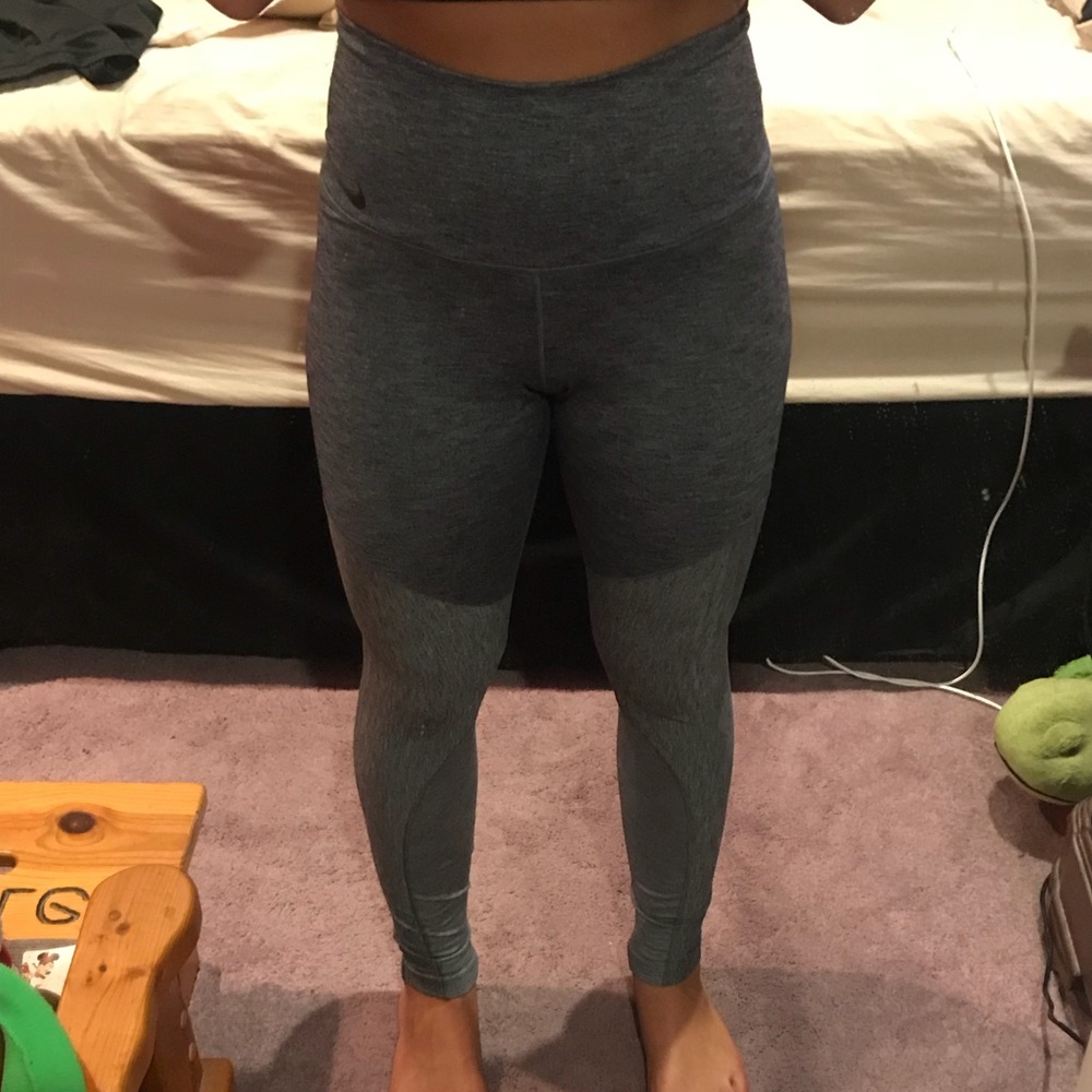 Nike high waisted gray pants